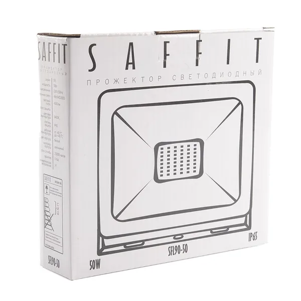 Светодиодный прожектор SAFFIT SFL90-50 IP65 50W 6400K белый Feron — фото 3