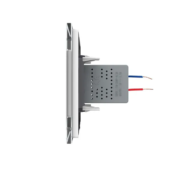 Розетка USB с блоком 5В 2.1А двойная Белая Livolo — фото 3