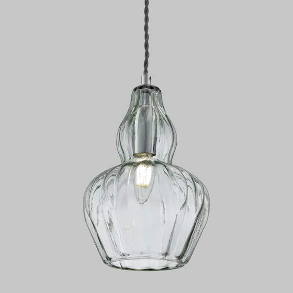 Подвесной светильник 1*E14 40Вт Никель IP20 Eustoma MOD238-PL-01-GN Maytoni — фото 5
