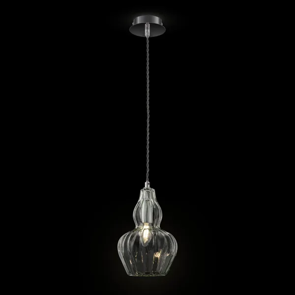 Подвесной светильник 1*E14 40Вт Никель IP20 Eustoma MOD238-PL-01-GN Maytoni — фото 6