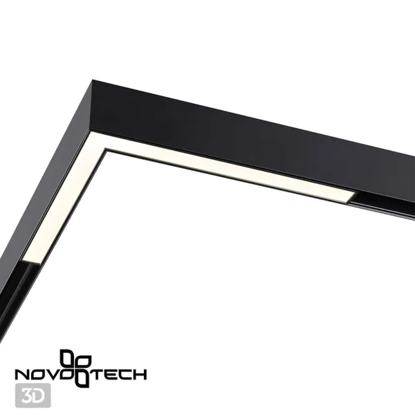 Трековый св-к для низков.шинопровода IP20 LED 4000K 24W 48V FLUM черный C NOVOTECH — фото 4