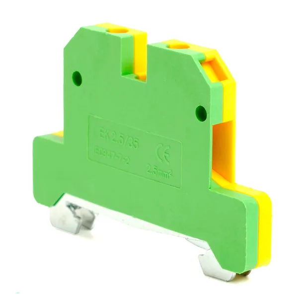 LD551-4-25 ЗНИ Зажим наборный изолированный (винтовой) 2,5 мм² (JXB 2,5), желтый,зеленый STEKKER — фото 2