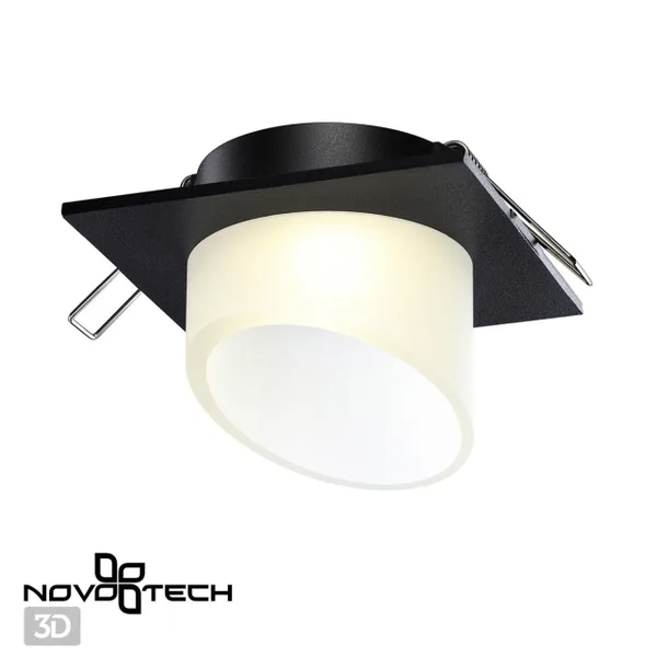 Св-к встр.IP20 GU10 9W 220V LIRIO черный B NOVOTECH — фото 4