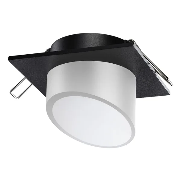 Св-к встр.IP20 GU10 9W 220V LIRIO черный B NOVOTECH