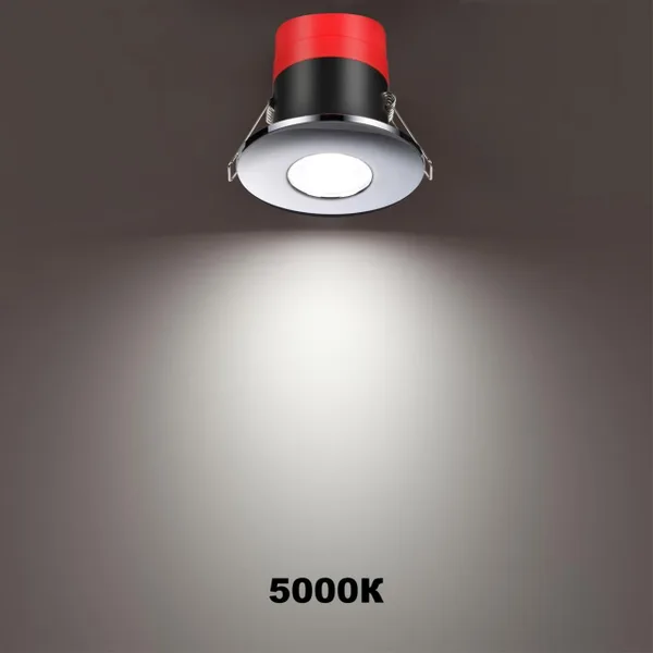 Св-к встр.св/д димм.,смена цв.темп.IP65 LED 3000К/4000К/5000К 8W 220V хром REGEN NOVOTECH — фото 2