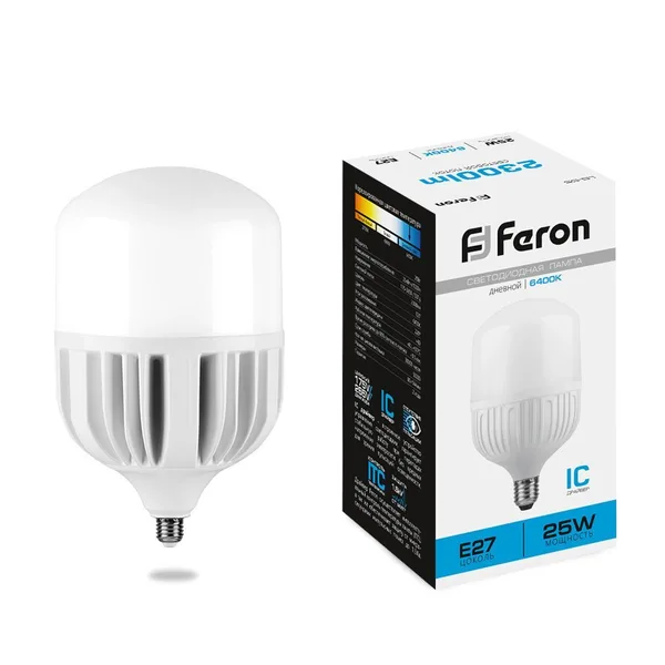 Лампа светодиодная Feron LB-65 E27 25W 6400K
