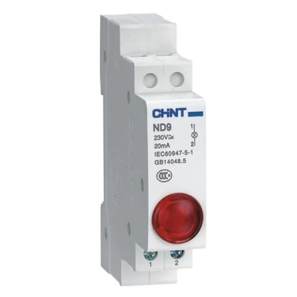 Индикатор ND9-1/r красный AC/DC230В (LED) (R) CHINT