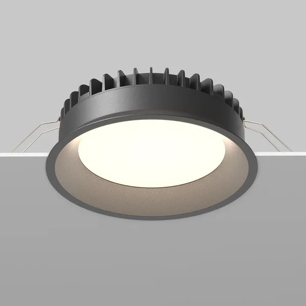Встраиваемый светильник LED 24Вт Черный IP44 Downlight DL055-24W3-4-6K-B Technical Maytoni — фото 4