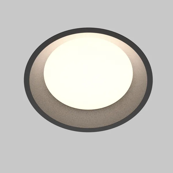 Встраиваемый светильник LED 24Вт Черный IP44 Downlight DL055-24W3-4-6K-B Technical Maytoni — фото 3