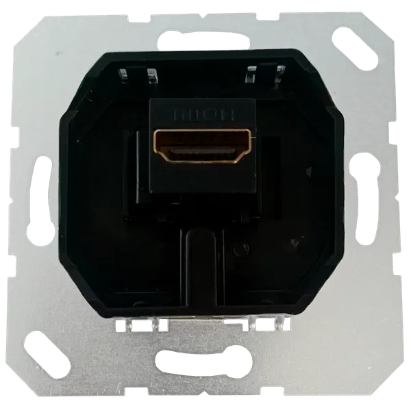 Donel механизм HDMI 2.0a, черный, разъем Type A 180° 4K Full HD @ 48 Hz 3D, HDR Video, 18.0 Gbit/s, серия STRS — фото 3