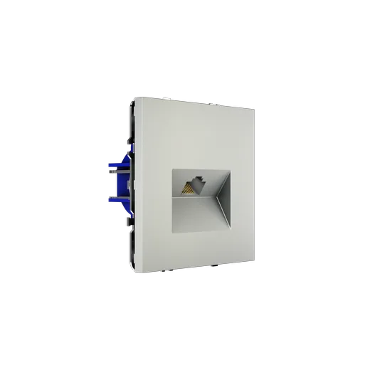 Розетка компьютерная встраиваемая Voltum S70 RJ45 КАТ.6, (сталь) — фото 20