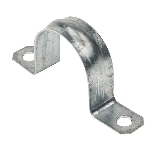 Скоба металлическая двухлапковая d31-32 мм (50 шт) PROxima EKF