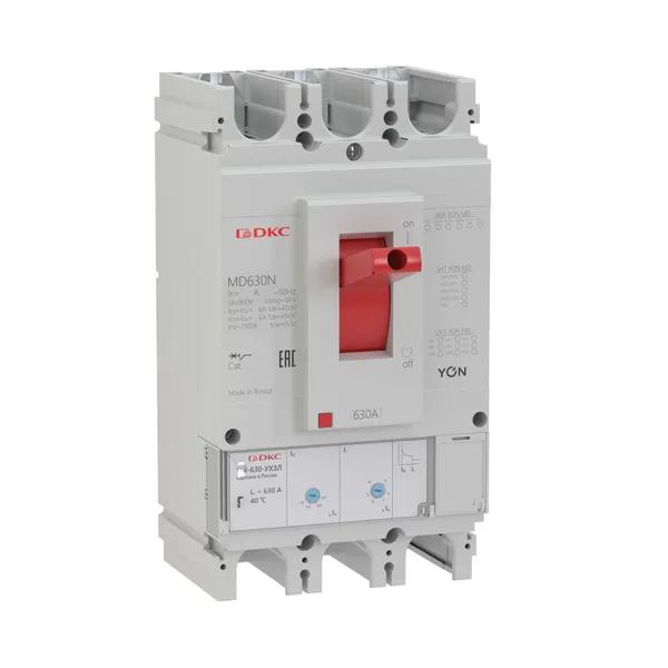 Выключатель автоматический ВА YON MD630H-TM400 3П 400А 65кА Ir 0.7…1xIn Ii 5…10xIn DKC