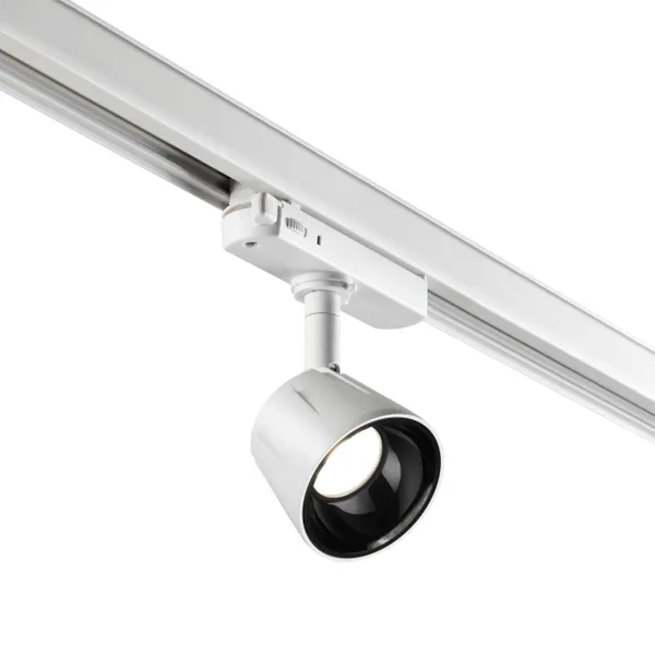 Трехфазный трековый св/д св-к IP20 LED 4000K 10W 100-265V белый/черный KNOF NOVOTECH — фото 3