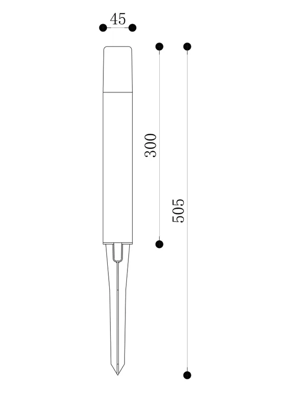 Ландшафтный светильник 3Вт 3000К Черный IP65 Talpa O416FL-L3B3K1 Outdoor Maytoni — фото 6