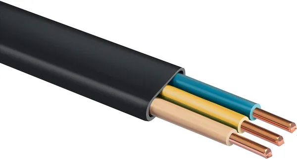ВВГ-Пнг(А)-LS 3x2.5 mm2 кабель силовой 50 м, ГОСТ 31996-2012 ЗУБР
