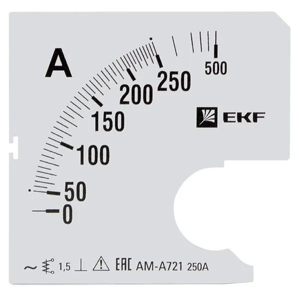 Шкала сменная для A721 250/5А-1,5 PROxima EKF