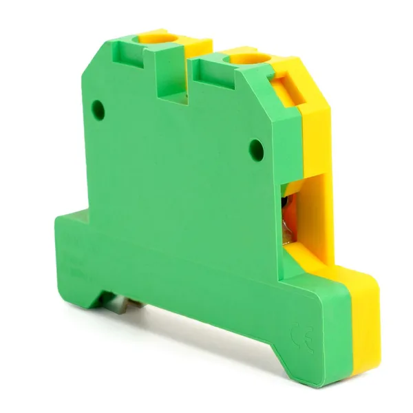 LD551-4-100 ЗНИ Зажим наборный изолированный (винтовой) 10,0 мм² (JXB 10), желтый,зеленый STEKKER — фото 2