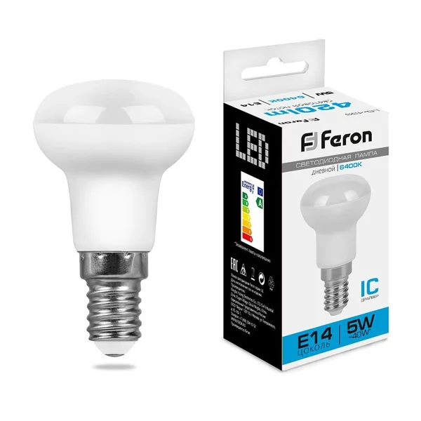 Лампа светодиодная Feron LB-439 E14 5W 6400K — фото 2