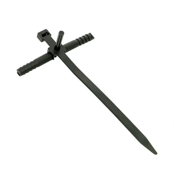 Хомут дюбельный черный (7х150) (50шт) PROxima EKF