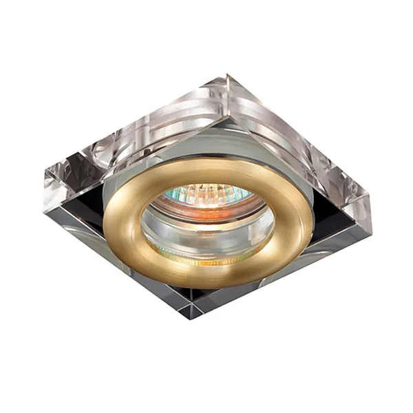 Встр.св-к IP54 GX5.3 50W 12V AQUA матовое золото NOVOTECH