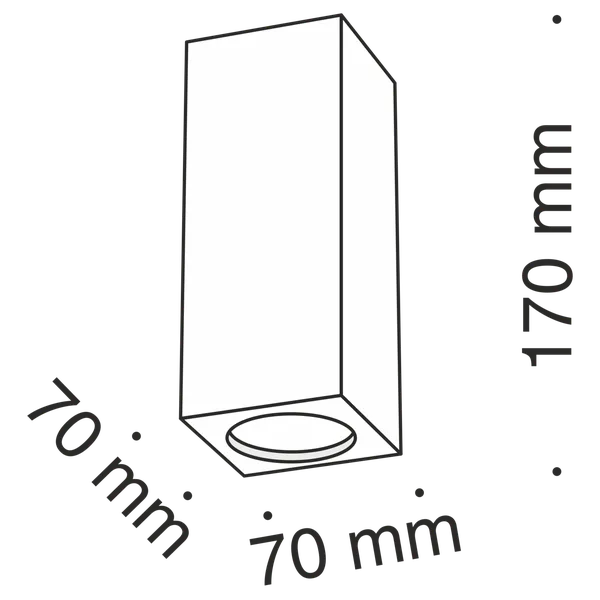 Потолочный светильник 1*GU10 30Вт Белый IP20 Conik gyps C006CW-01W Technical Maytoni — фото 4