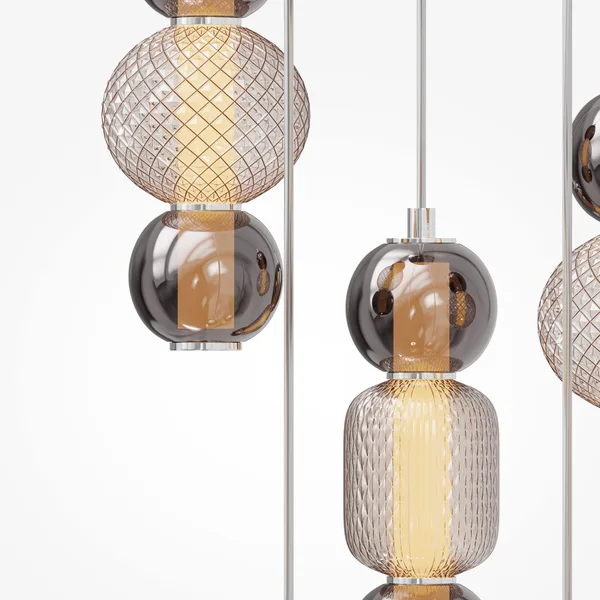 Подвесной светильник LED 80Вт Хром IP20 Drop MOD273PL-L80CH3K Maytoni — фото 3