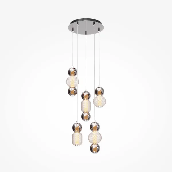 Подвесной светильник LED 80Вт Хром IP20 Drop MOD273PL-L80CH3K Maytoni — фото 4