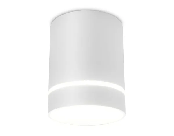 Накладной светодиодный точечный светильник TN280 SWH белый песок LED 4200K 9W D80*100 Ambrella Light