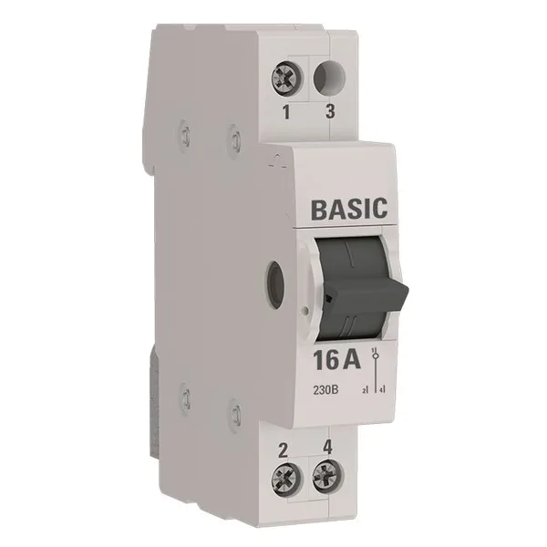 Трехпозиционный переключатель 1П 16А Basic EKF