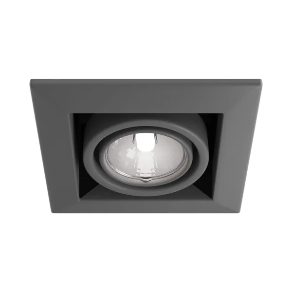 Встраиваемый светильник 1*GU10 50Вт Серебро IP20 Metal Modern DL008-2-01-S Technical Maytoni