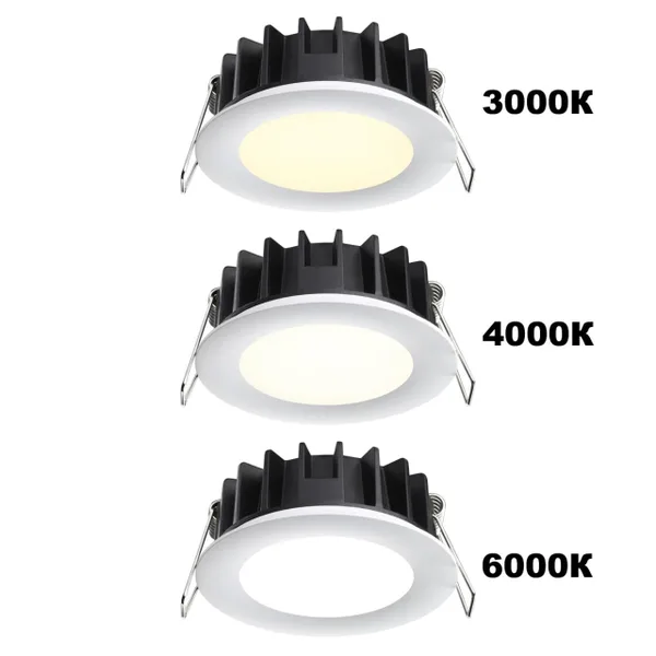 Встр.св/д св-к с перекл.цвет.темп.IP20 LED 3000К/4000К/6000К 20W 220V белый LANTE NOVOTECH — фото 2