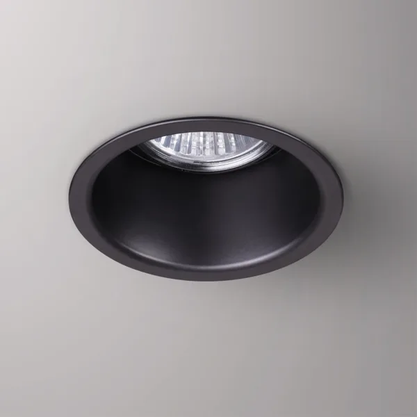 Встр.св-к IP20 GU10 50W 220V BUTT черный D NOVOTECH — фото 3