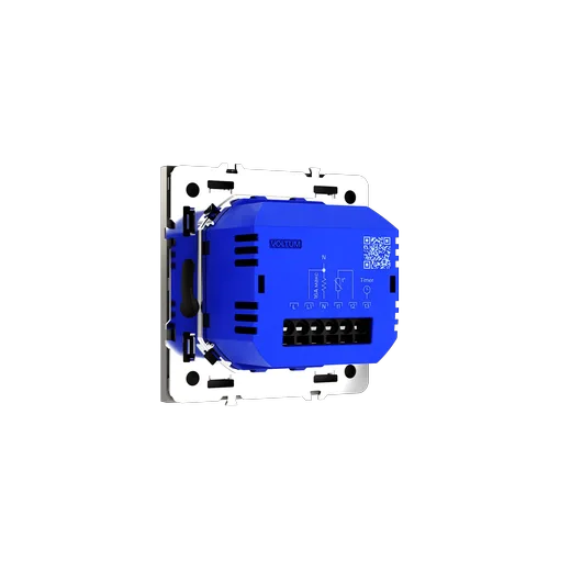 Терморегулятор электронный Voltum S70 с индикацией и датчиком, для теплого пола, (кашемир) — фото 8