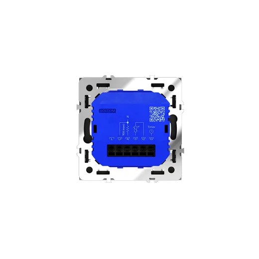 Терморегулятор электронный Voltum S70 с индикацией и датчиком, для теплого пола, (кашемир) — фото 6