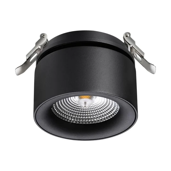 Св-к встр.св/д IP20 LED 25W 4000K 2200Лм 100-265V GRODA черный NOVOTECH — фото 3