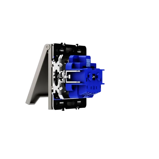 Розетка встраиваемая Voltum S70 с заземлением, защитными шторками и крышкой 16А, (кашемир) — фото 18
