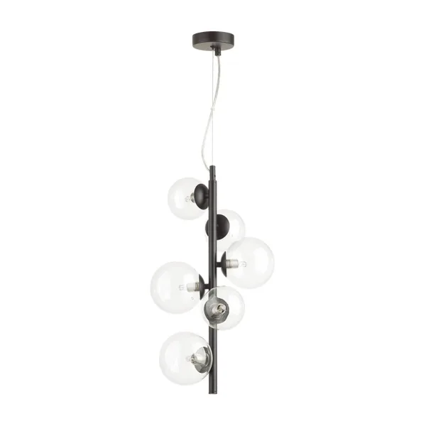 Подвес G9 6*40W TOVI черный/прозрачный ODEON LIGHT