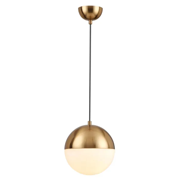 Подвес E27 1*40W PINGA античн.бронза/металл/белый/стекло B ODEON LIGHT — фото 4