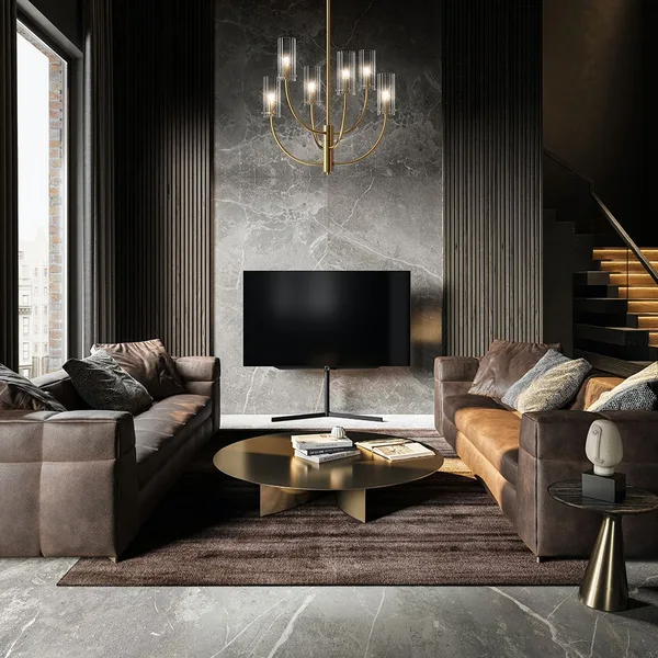 Подвесной светильник 6*G9 40Вт Латунь IP20 Arco MOD223PL-06BS Maytoni — фото 3