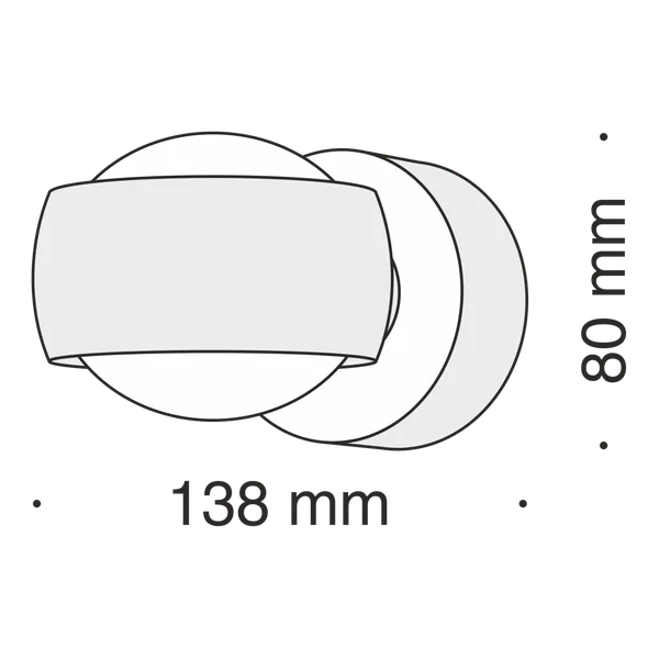 Бра 8Вт 3000K Черный IP20 Lens MOD072WL-L8B3K Technical Maytoni — фото 3