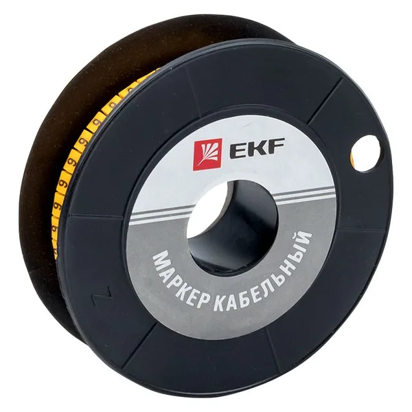 Маркер кабельный 4,0 мм2 "6" (500 шт) (ЕС-2) PROxima EKF