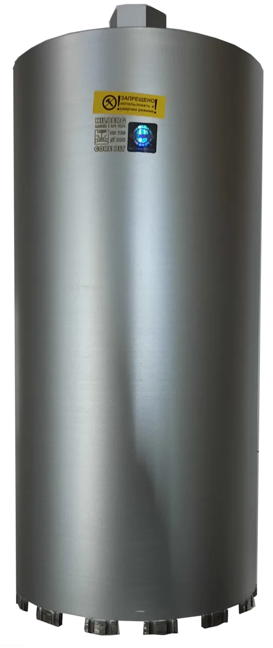 Коронка алмазная 200*450 Laser 1 1/4 UNC HD723 Hilberg