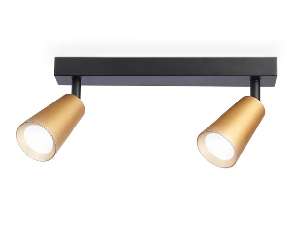 Светильник накладной TA13146/2 BK/GD черный/золото GU10/2 max 12W 295*60*130 Ambrella Light