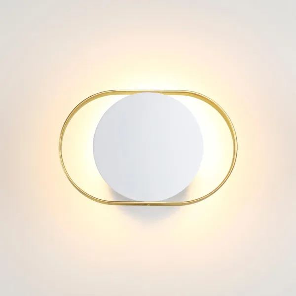 Настенный св-к IP20 LED 7W 560Лм 3000K MONDY бел/золотист/металл ODEON LIGHT — фото 3