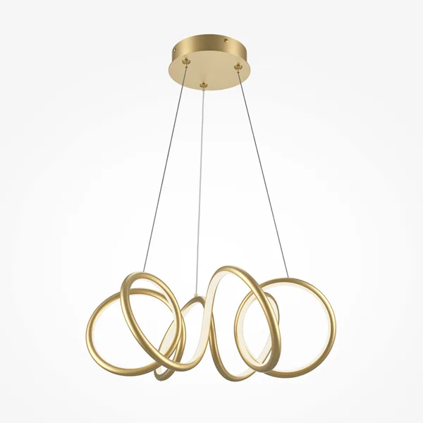 Подвесной светильник LED 52Вт Латунь IP20 Curve MOD241PL-L60BSK Maytoni — фото 3