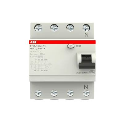Выкл.диф.тока 4мод. FH204 AC-40/0,03, ABB