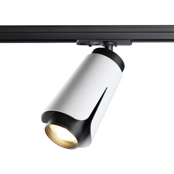 Св-к трековый однофазный IP20 GU10 9W 220V TULIP белый NOVOTECH — фото 4