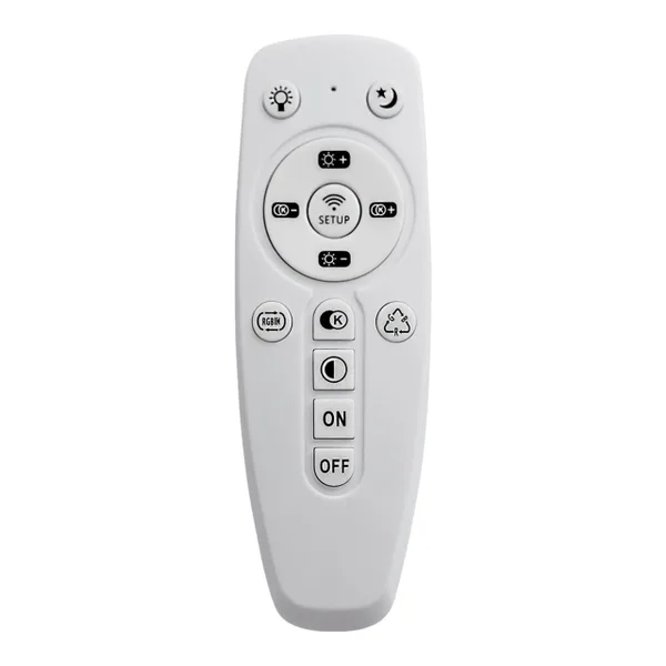 Св-к пластик/белый/хром LED 48Вт 3000-6500K 435х435 IP43 пульт ДУ/LampSmart LONA SONEX — фото 2