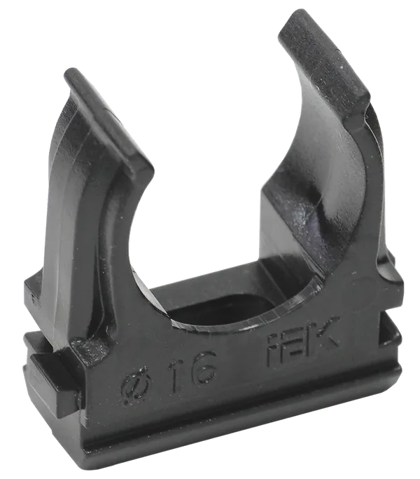 Держатель с защёлкой CF16 черный (10шт/компл) IEK